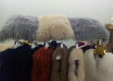 Çin Tek Taraflı Moğol Kuzu Bel Yastığı, 16 * 16 Moğol Sheepskin Yastık Atın Tedarikçi