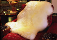 Gerçek Koyun Kazan Halı% 100 Avustralya Uzun Yünlü Doğal Beyaz 2 * 3 ayak