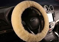 Anti Kayma Sıcak Kış Yumuşak Nap ile Kapaklı Fluffy Araba Direksiyon