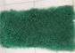 Koyu Yeşil Boyalı Moğol Kuzusu Göğüs Atar 60 X120cm Yumuşak Uzun Saçlı Tedarikçi