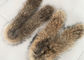 Doğal Renkli Raccoon Kürk Yaka Ham Kabuk A Grade 70 - 105cm Konfeksiyon / Ev Tekstili için Tedarikçi