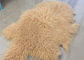 Mor Uzun Saçlar Moğolistanlı Sheepskin Halı, Kış Giyim Üretimi İçin Rüzgar Körfezi Tedarikçi